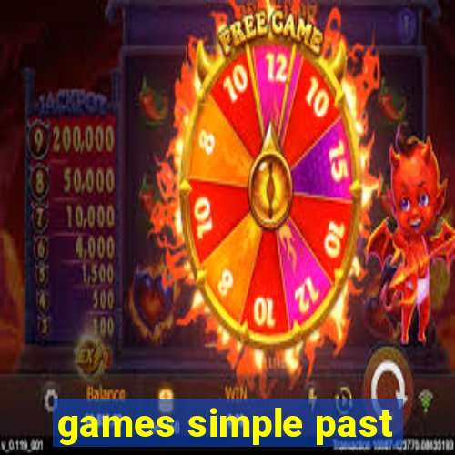 games simple past